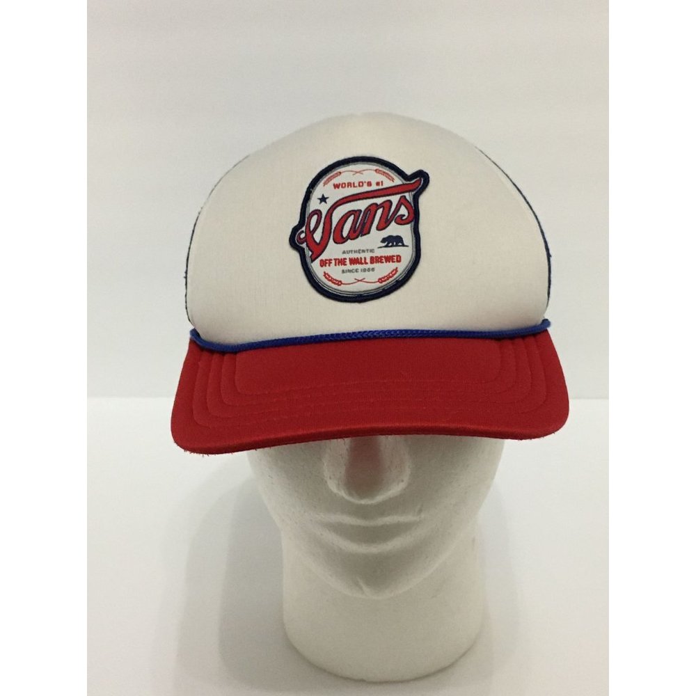Vans Off The Wall Brewed Logo Mesh Multicolor Casual Athleisure Hat